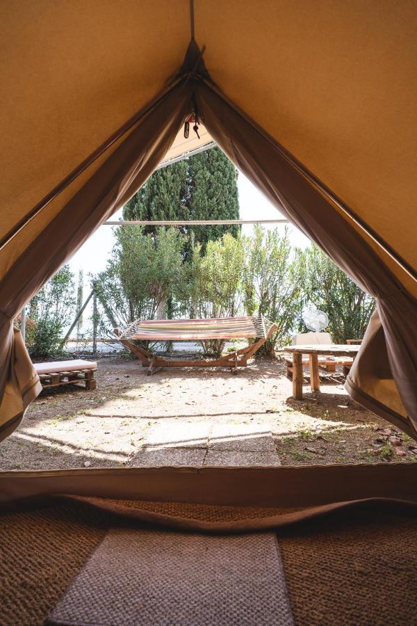 Hotel Nisi Glamping Paralía Rachon Exterior foto