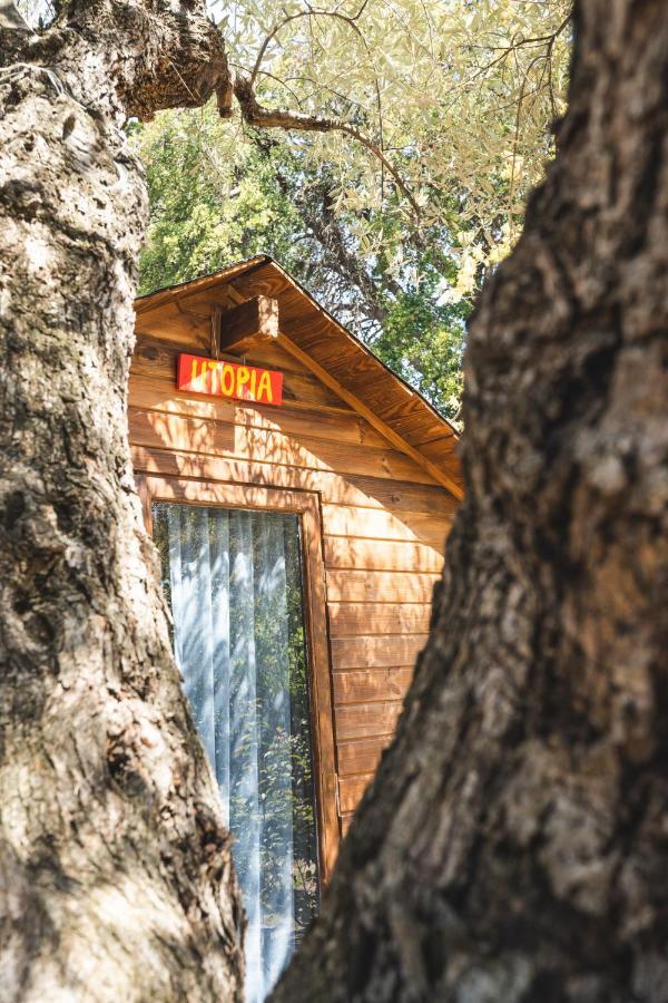Hotel Nisi Glamping Paralía Rachon Exterior foto