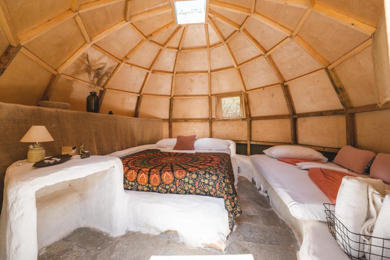 Hotel Nisi Glamping Paralía Rachon Exterior foto