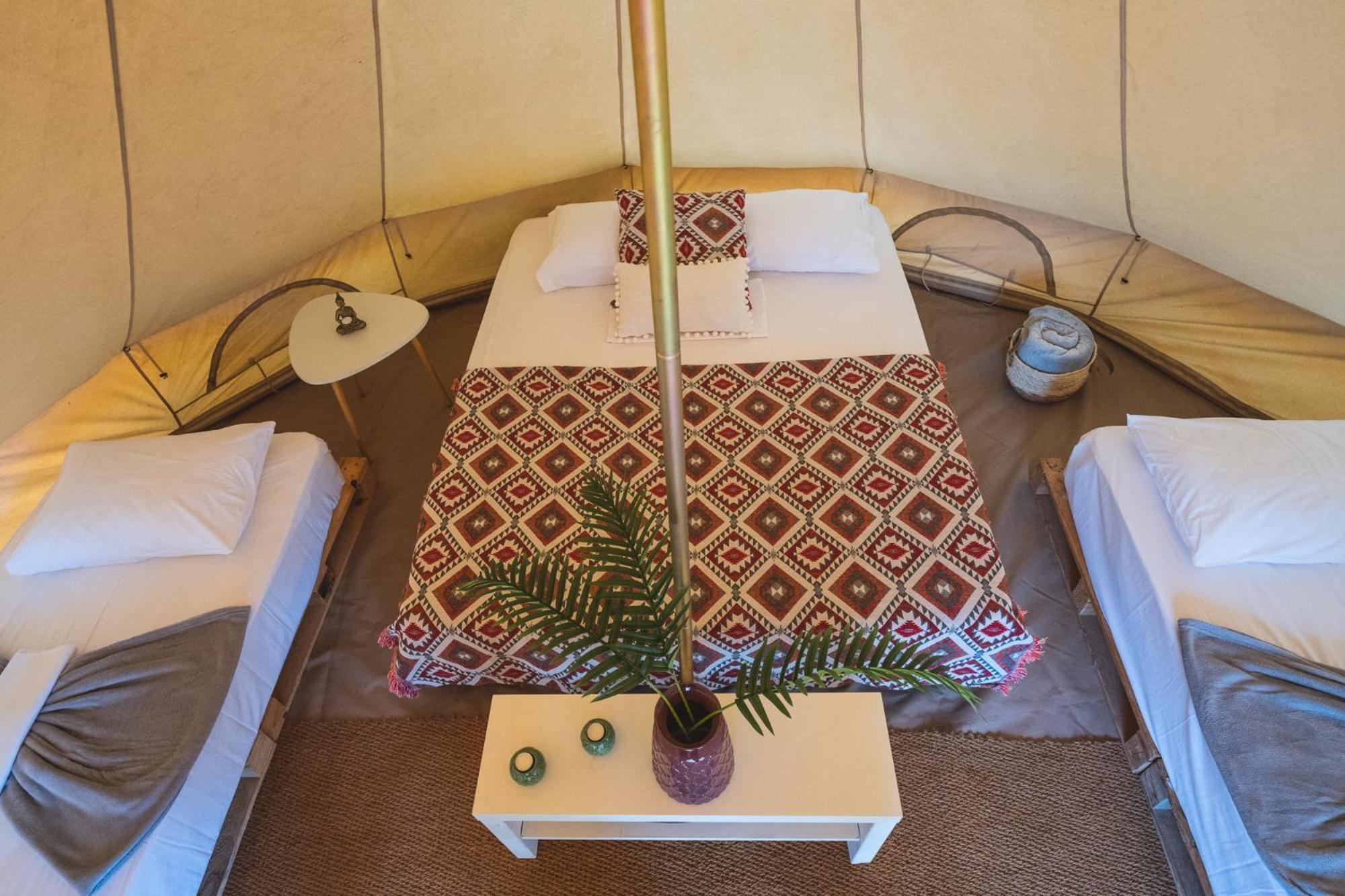 Hotel Nisi Glamping Paralía Rachon Zimmer foto