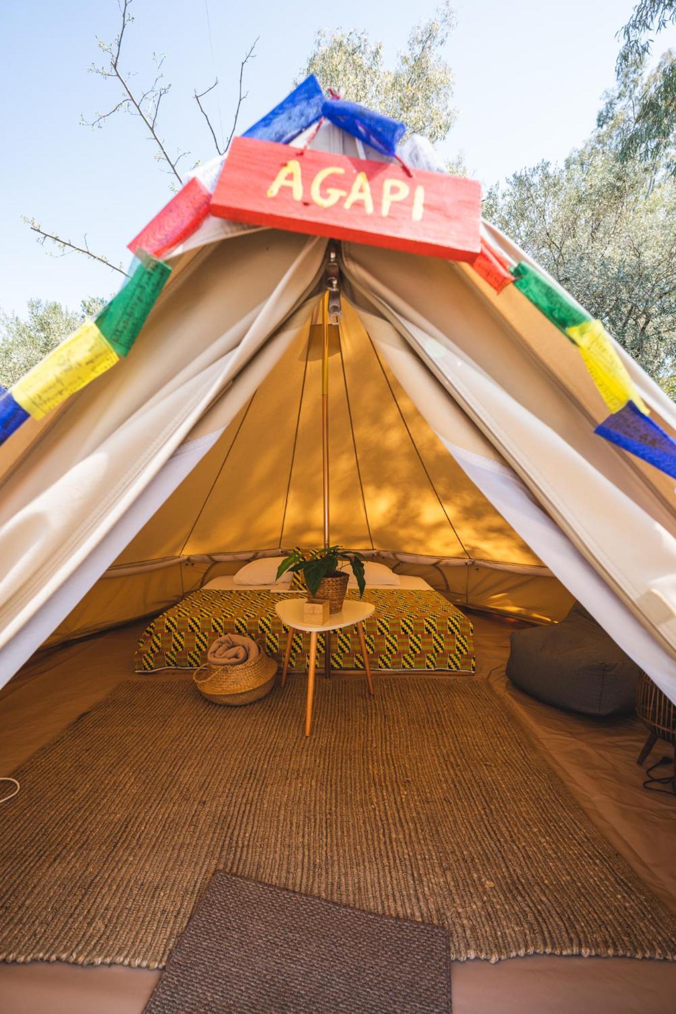 Hotel Nisi Glamping Paralía Rachon Zimmer foto